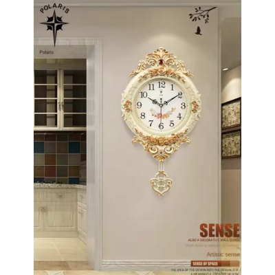 Wall clock Fashion wall watch mute living room clock Quartz clock
